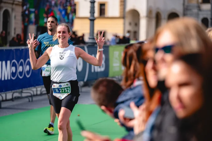 NLB Ljubljana Marathon finish area: Photo by Žan Osim, source: www.ljubljanskimaraton.si