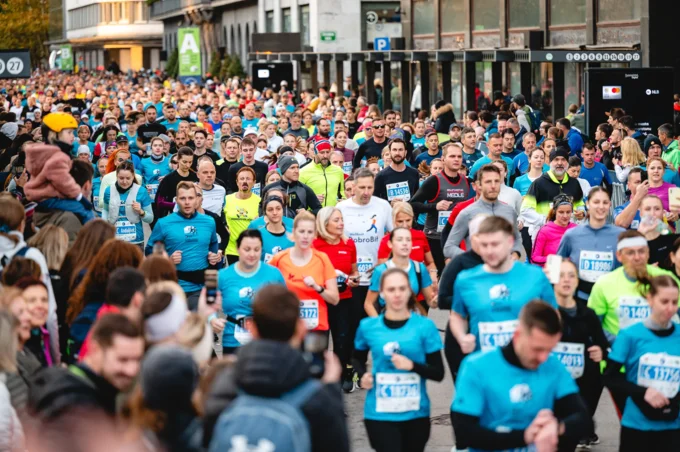 NLB Ljubljana Marathon 2025 start: Photo by Žan Osim, source: www.ljubljanskimaraton.si