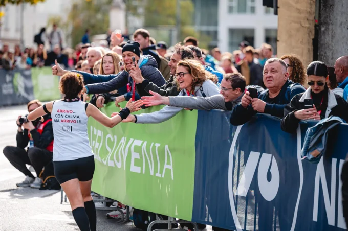 NLB Ljubljana Marathon 2025 supporters: Photo by Žan Osim, source: www.ljubljanskimaraton.si